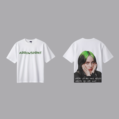 Premium White Tee For Billie Eilish Fans