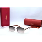 Cartier Rimless Trending Sunglasses Brown