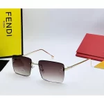 Fendi Cool Rimless Black Sunglasses 2