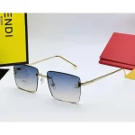Fendi Cool Rimless Blue Sunglasses 1