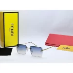 Fendi Cool Rimless Blue Sunglasses 3