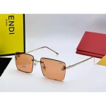 Fendi Cool Rimless Multicolours Sunglasses 2