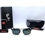 Rayban RB3715M Classic Light Black Sunglass Front View