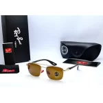 Rayban RB3715M Classic Vintage Yellow Sunglass Side View