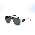 Versace Black Navigators Trendy Sunglasses Charcoal